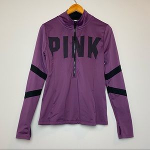Victoria's Secret Pink Ultimate Half Zip Pullover Jacket